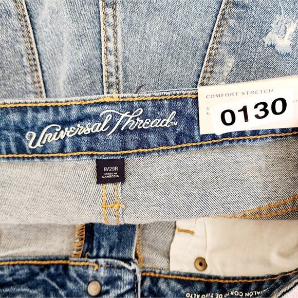 UNIVERSAL THREAD NEW LIGHT WASH SHORTS SIZE 8 - Picture 3 of 6